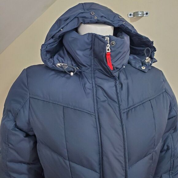 Bogner Fire + Ice Womens XS Size 4 mid length Puffer Down Hooded Miss Faux Fur - Picture 6 of 16